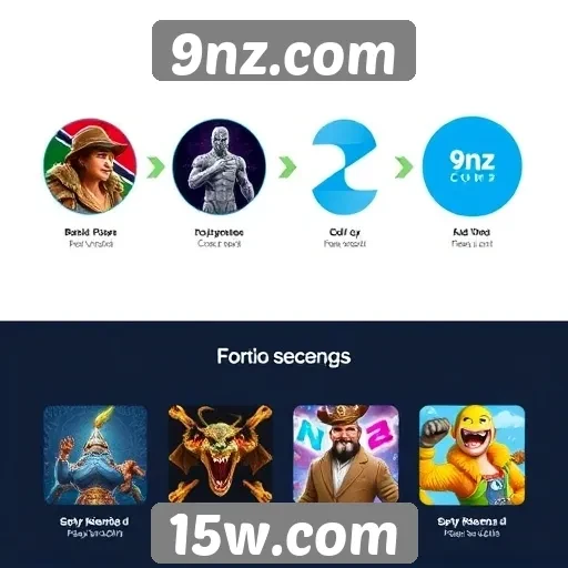 Evolução das funcionalidades do 9nz.com